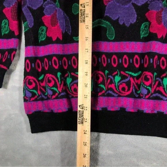 Vintage COOGI style Sweater small made In USA TOP NOTCH Biggie Rap New York - Picture 3 of 4